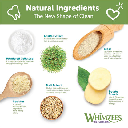 Whimzees Hedgehog Dental Dog Treats - Large (6pcs)
