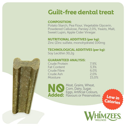 Whimzees Soft Daily Dental Dog Treats Value Bag -  Small (28 pcs)