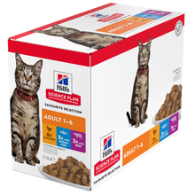 HillÃƒÆ’Ã‚Â¢ÃƒÂ¢Ã¢â‚¬Å¡Ã‚Â¬ÃƒÂ¢Ã¢â‚¬Å¾Ã‚Â¢s Science Plan Adult Cat Wet Food Multipack With Chicken, Ocean Fish, Beef Pouches (12x85g)
