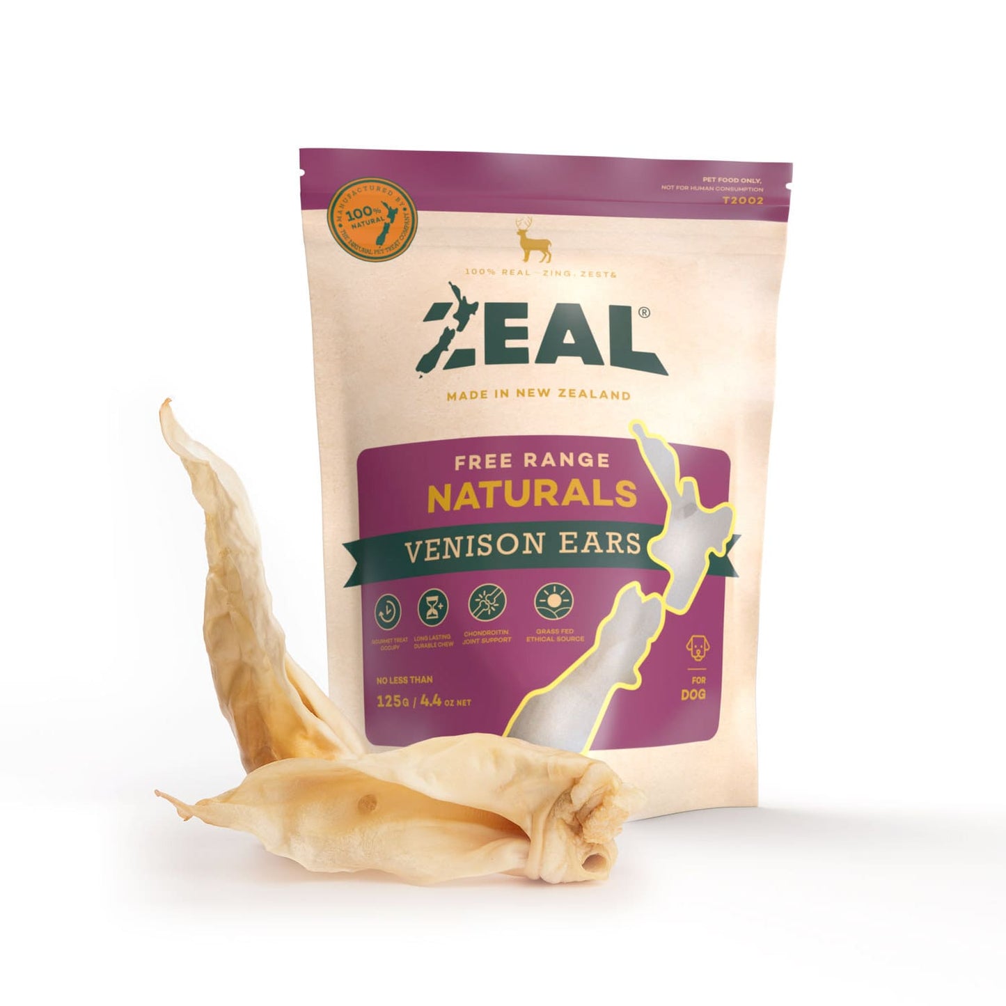 Zeal Venison Ears (3-4pcs)