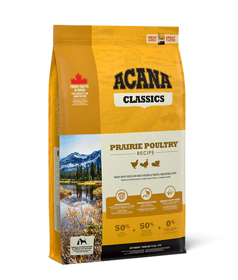 Acana Classic Prairie Poultry Recipe Dry Dog Food - 9.7KG