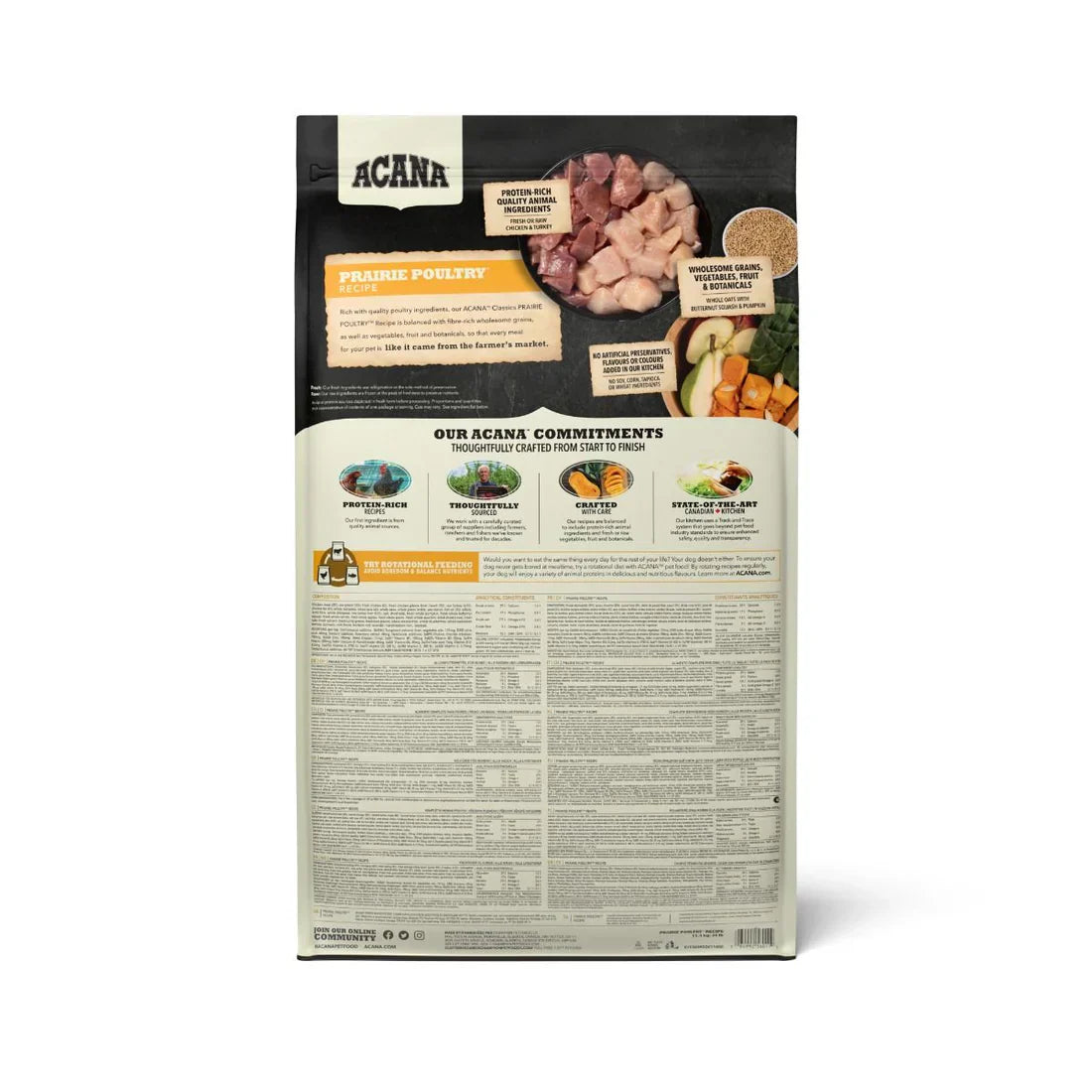 Acana Classic Prairie Poultry Recipe Dry Dog Food - 2KG