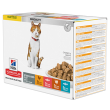 HillÃƒÆ’Ã‚Â¢ÃƒÂ¢Ã¢â‚¬Å¡Ã‚Â¬ÃƒÂ¢Ã¢â‚¬Å¾Ã‚Â¢s Science Plan Sterilised Cat Adult Cat Food Multipack (12x85g)