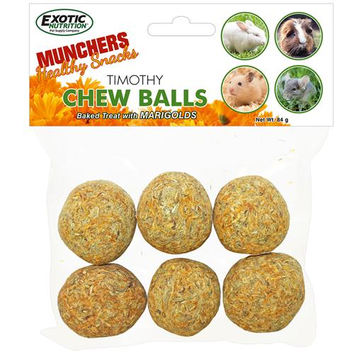 Munchers Marigold & Timothy Chew Balls 6/pk