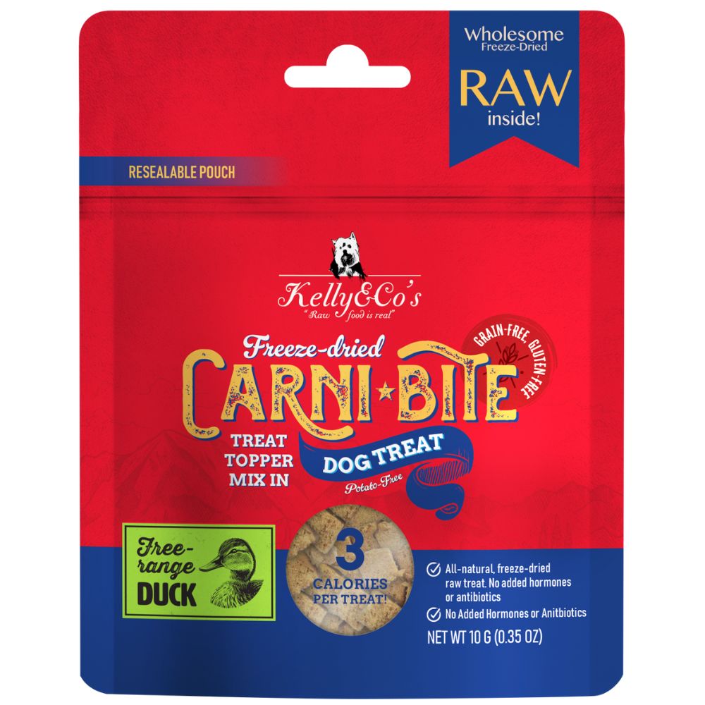 KELLY & CO'S Freeze Dried Carni Bite Topper Mix In Duck For Dog Treat  -10g