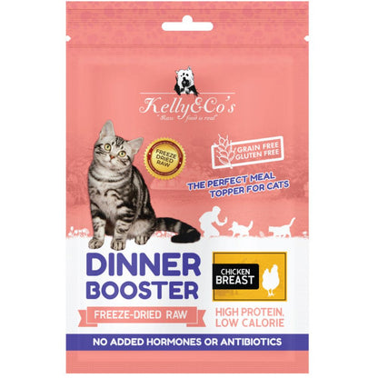 KELLY & CO'S Freeze Dried Dinner Booster For Cat Chicken Topper -50g