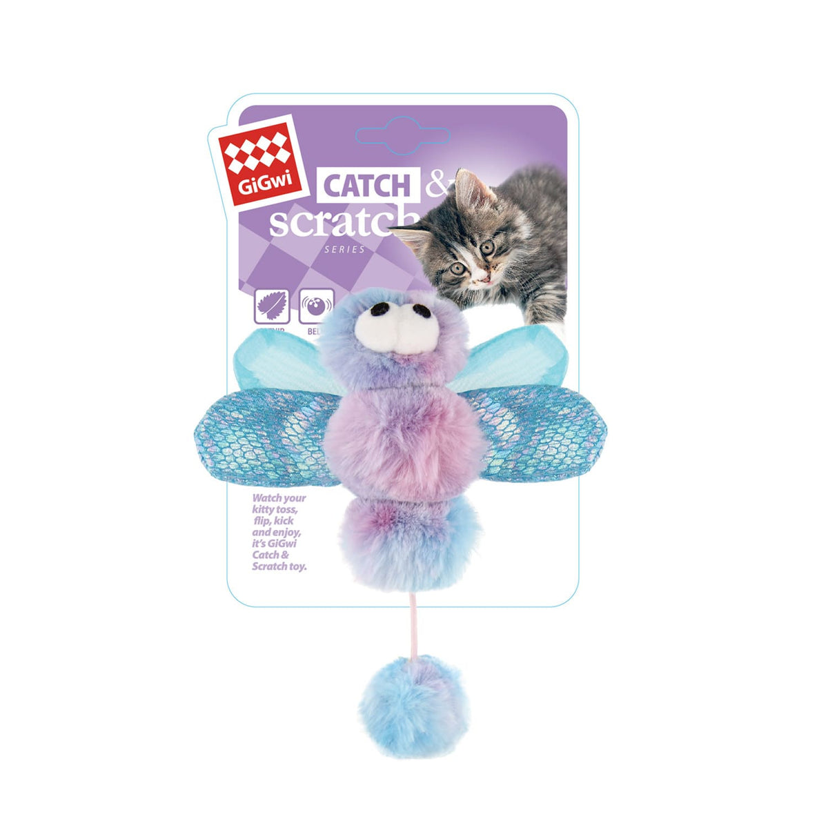 GiGwi Catch & Scratch Dragonfly