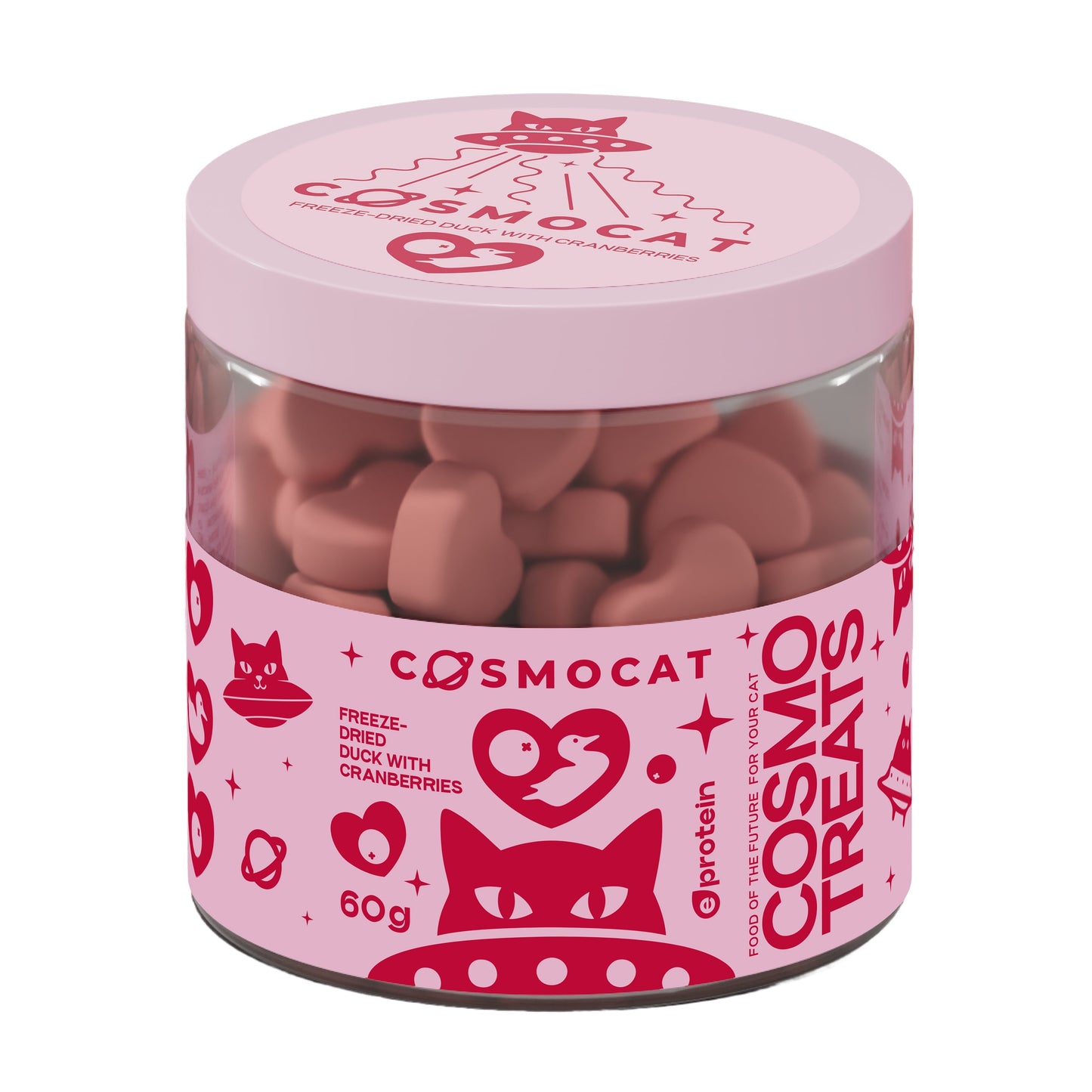 Cosmocat Freeze Dried Treats Duck with Cranberrries 60 G