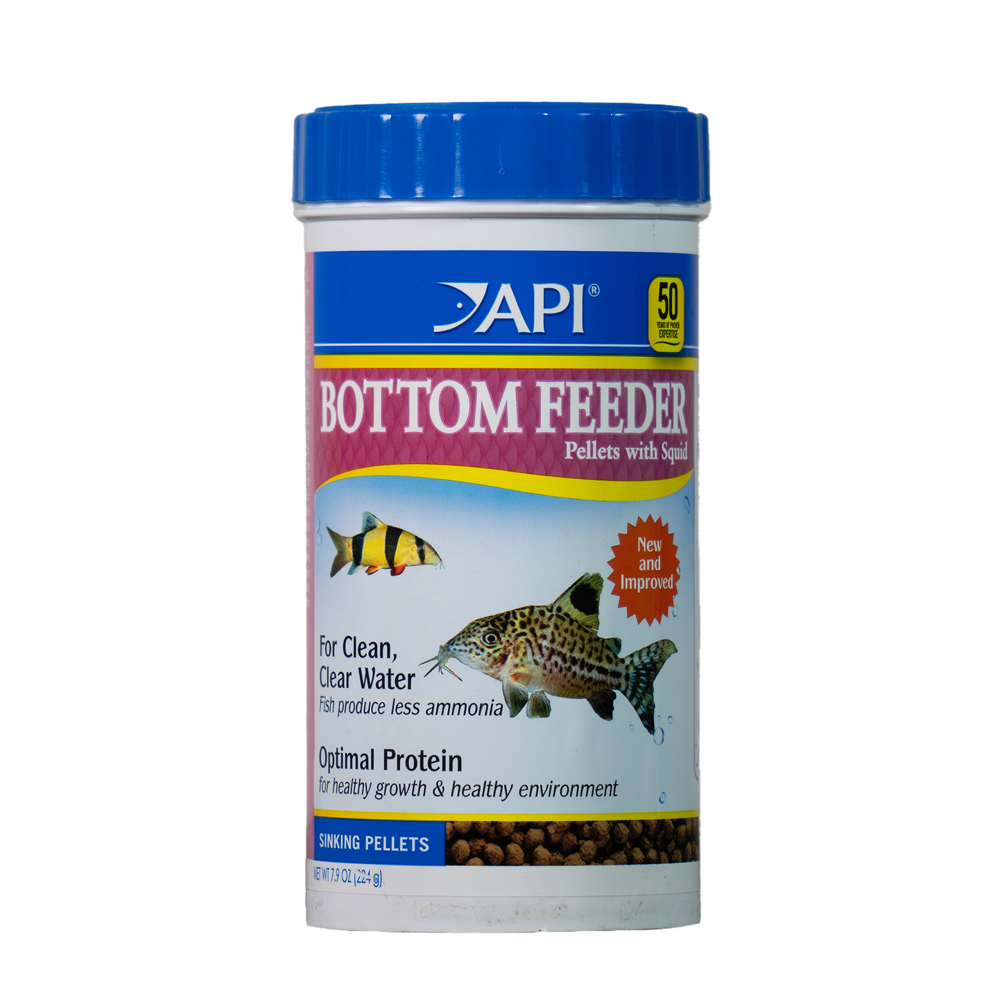 API Bottom Feeder Pellets With Squid 1.3 oz