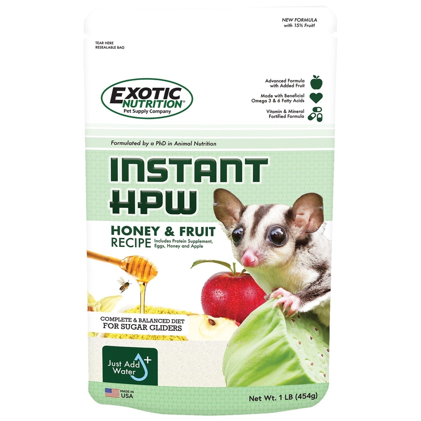 Instant-HPW Honey & Fruit Recipe 1 lb (454 g)