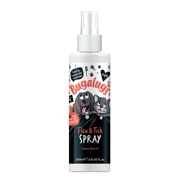 Bugalugs Flea & Tick Spray for Dogs & Cats - 200ML