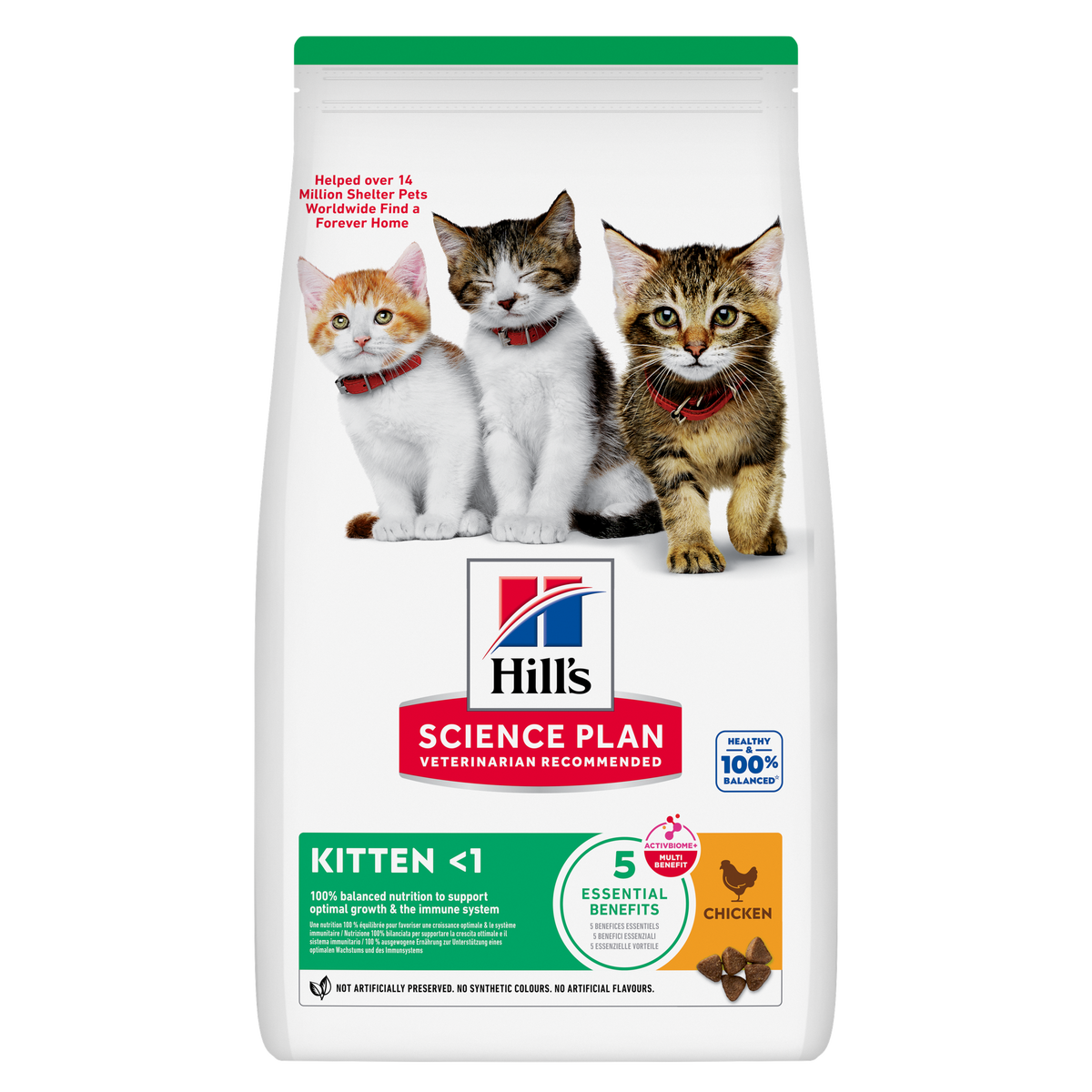 HillÃƒÆ’Ã‚Â¢ÃƒÂ¢Ã¢â‚¬Å¡Ã‚Â¬ÃƒÂ¢Ã¢â‚¬Å¾Ã‚Â¢s Science Plan Kitten Food With Chicken (3kg)