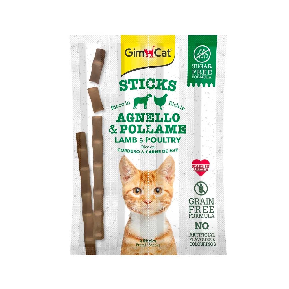 Gimcat Sticks Lamb & Poultry 4Pcs 20 G