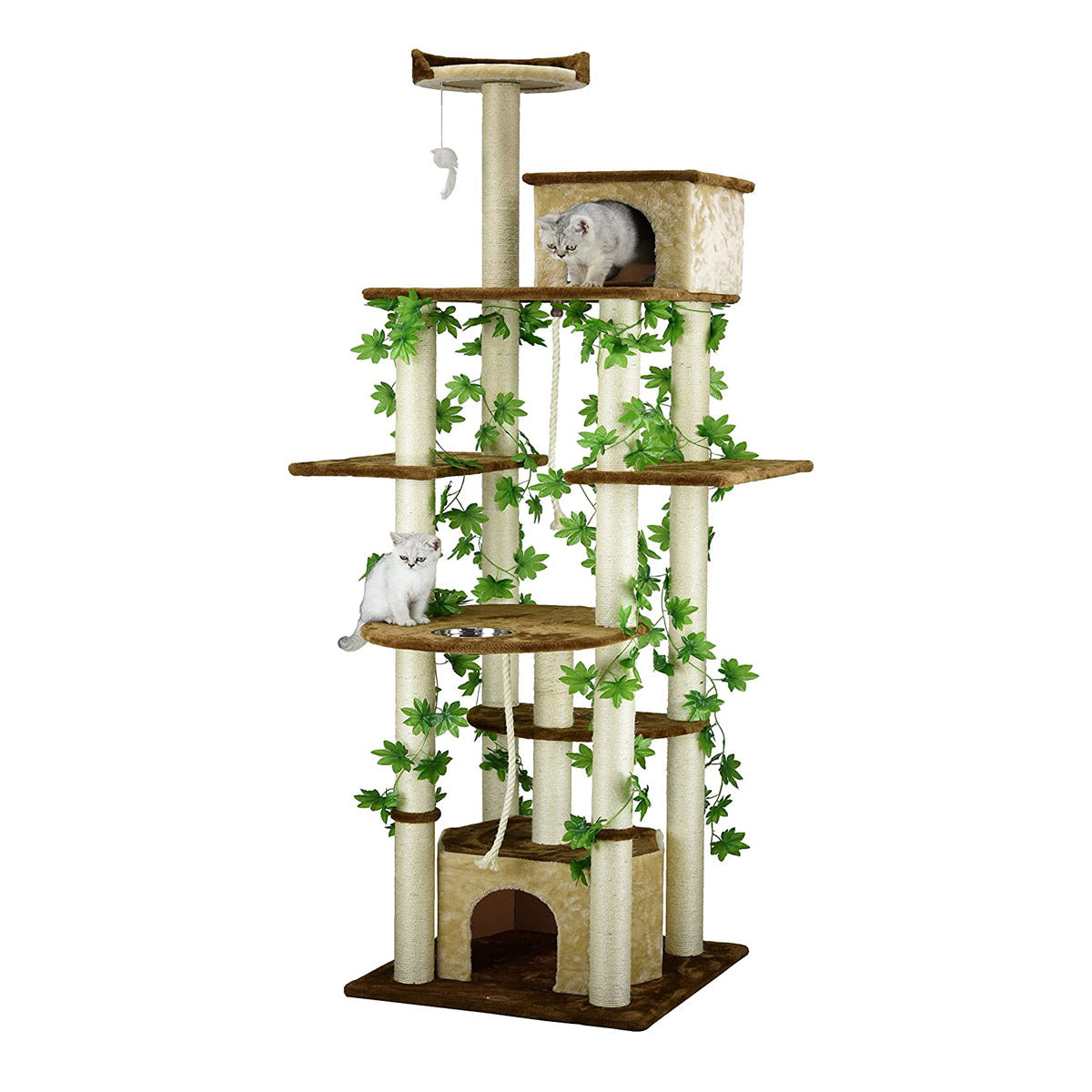 Go Pet Club 85" Forest Cat TreeOverall size : 35"L x 33.5"W x 85"H