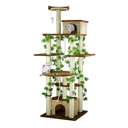 Go Pet Club 85" Forest Cat TreeOverall size : 35"L x 33.5"W x 85"H