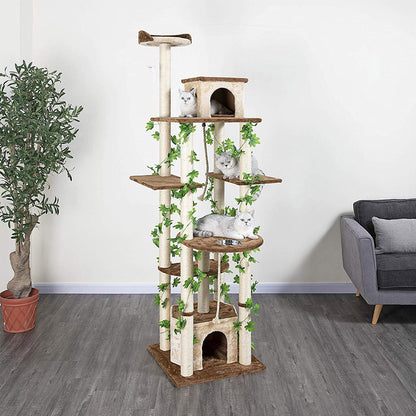 Go Pet Club 85" Forest Cat TreeOverall size : 35"L x 33.5"W x 85"H