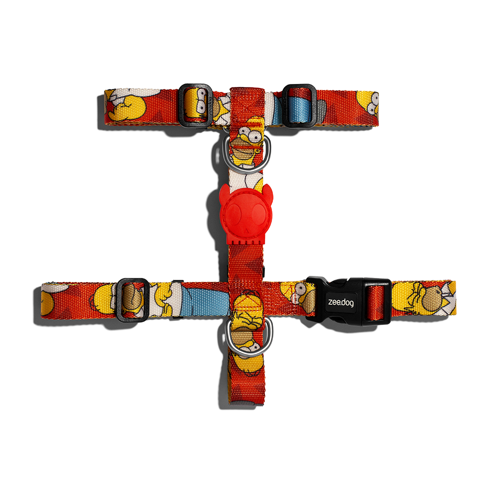 Zee.Dog Homer Simpson H-Harness Large