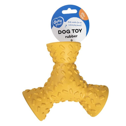 Duvo+ Feeding Griplay Tripod Yellow - Dog Toy 16x14x6.5cm