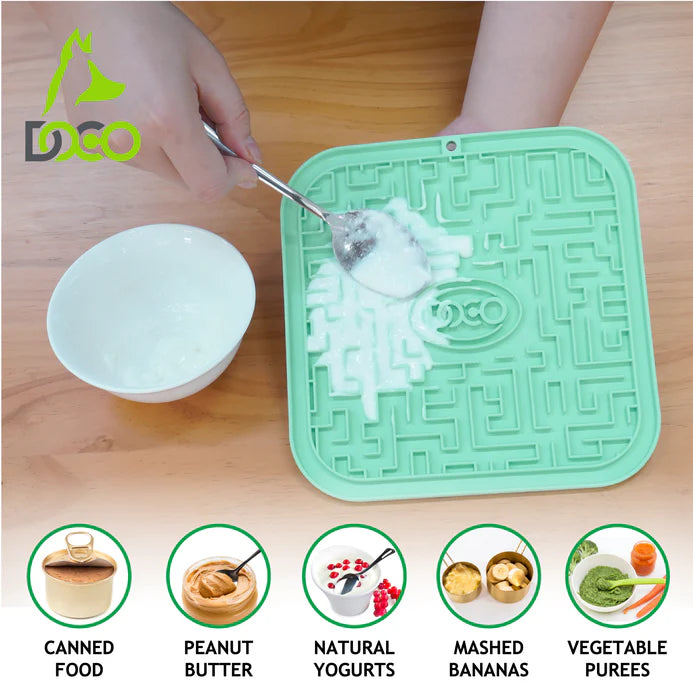 DOCO Licking Mats for Dogs and Cats 20cm x 20cm(O/S) Maldives