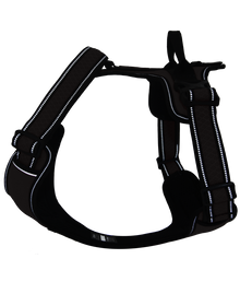 Doco Vertex Front Range Harness - 3m Reflective[Color - Black, Size - S]