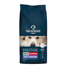 Pro nutrition Prestige Dog Adult Medium/Maxi-Light Sterlised-14kg