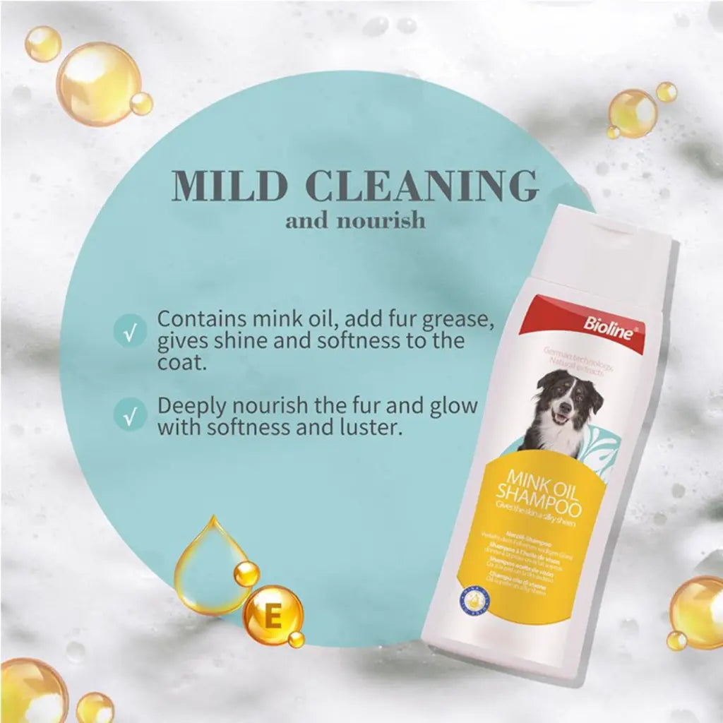Bioline Mink Oil Dog Shampoo[Volume - 250ml]