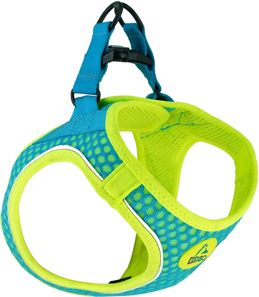 DOCOÂ® NET Mesh Sport Harness Large-47-50cm / 7-9kg-Turquoise