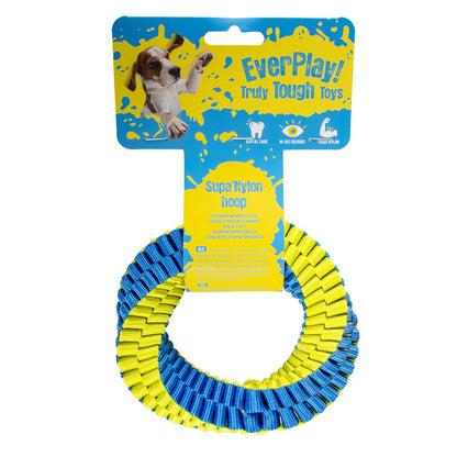 Duvo+ Supa' Nylon Hoop Blue/Yellow - 13x13cm