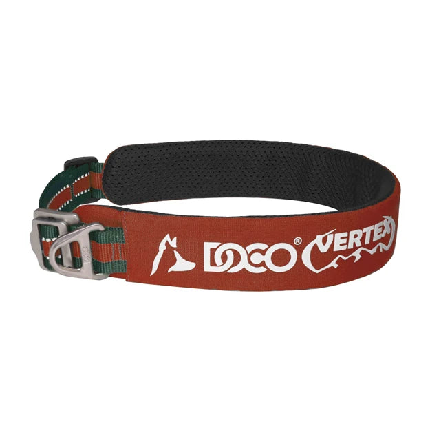 DOCO VERTEX Reflective Ultralight Mesh Collar For Dogs-2.0 x 35-45cm-Canyon