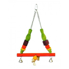 VanPet Triangle Type Swing Toy For Large Birds With Bell 40 x 25cm