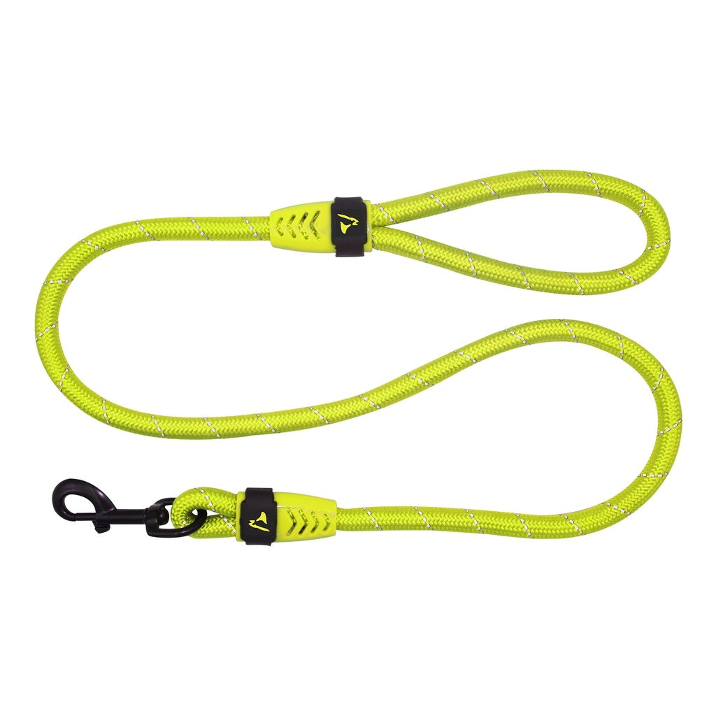 Doco Reflective Rope Leash With Plastic Encased Handle Loop Ver.9 Ã˜13mm x 180cm [Color - Lemon, Size-L]