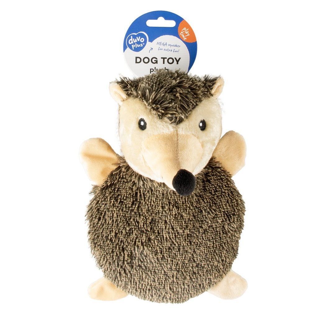 Duvo+ Plush Hedgehog Mega Squeaky 28X21X10cm Blue