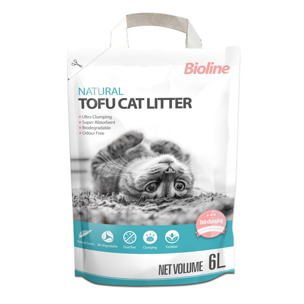 Bioline Tofu Cat Litter-Original[Volume - 6L]