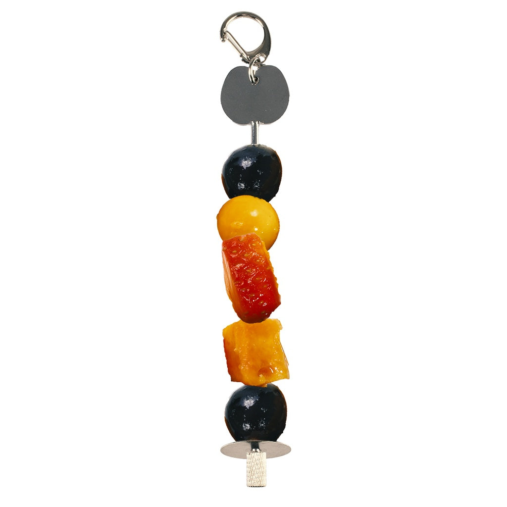 Duvo+ Fruit & Vegetable Holder With Hanger For Small Animals - Silver