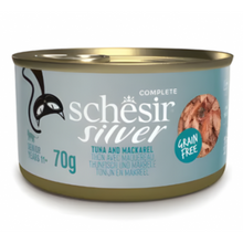 Schesir Silver Senior Cat Wholefood - Tuna And Mackerel 6x70g