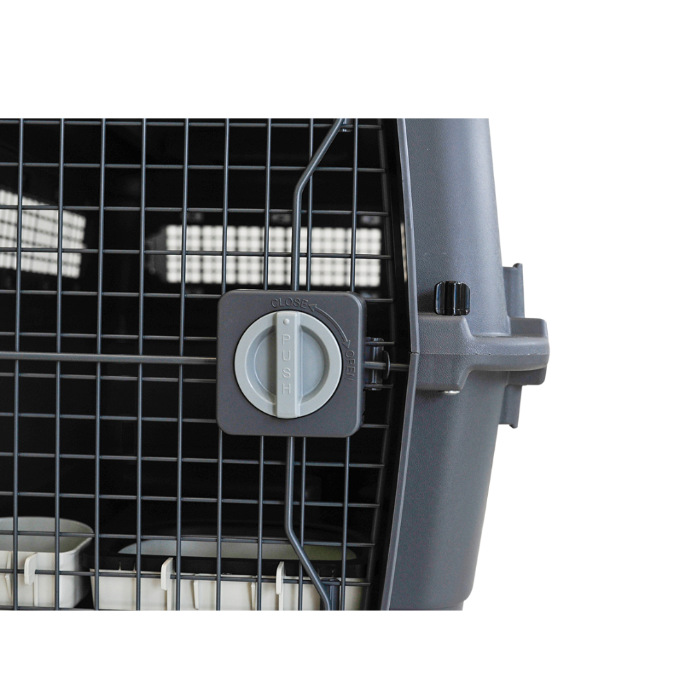Pet Mode Plastic Transporter 80x56x60cm With Wheels [HC032-L80]-IATA Approved