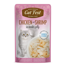 Cat Fest Chicken With Shrimp In Tender Jelly For Cats 12x70g 12pcs/box