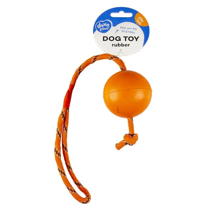 Duvo Rubber Ball With Rope Mix Mixed Colors 30cm - Ã¸6cm[Length - 6cm]