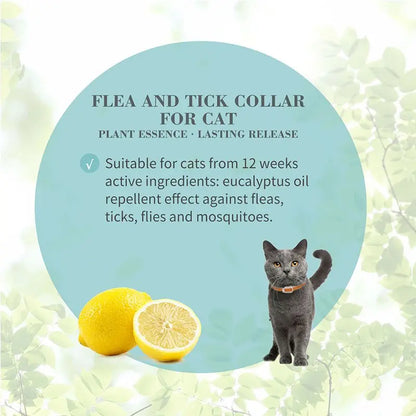 Bioline Flea and Tick Collar Cat  35cm[Flavor - Eucalyptus & Lemon]
