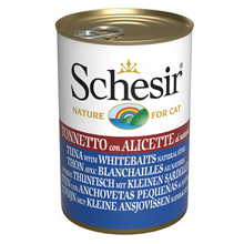 Schesir Cat Can-Wet Food Tuna with Whitebaits -6x140g