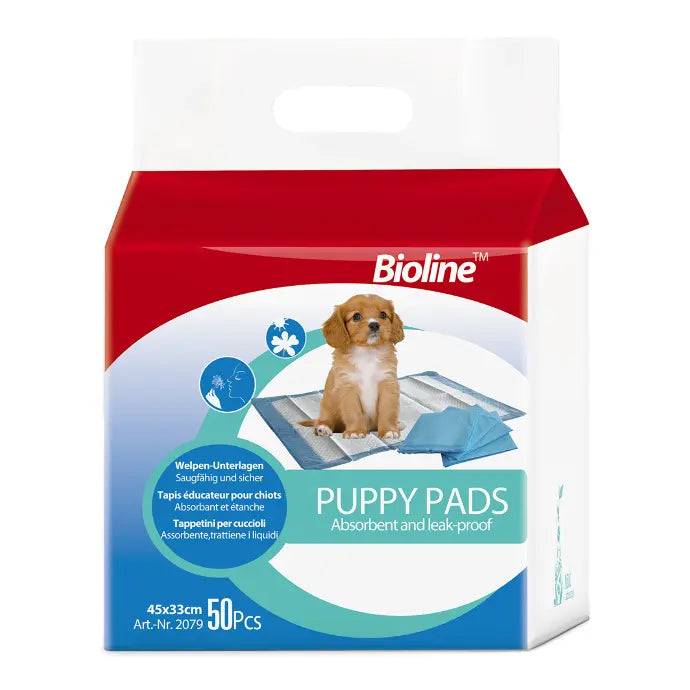 Bioline Puppy Pads - 50Pcs [Dimension - 45 x 33cm]