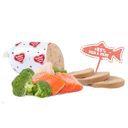 Duvo+ Sausage For Dogs - 400g [Salmon & Broccoli]