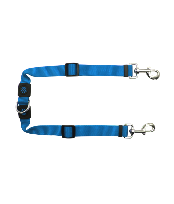 DOCOÂ® Signature Coupler Nylon Dog Leash - Adjustable Length (DCSX2)[Size - M, Color - Navy Blue]