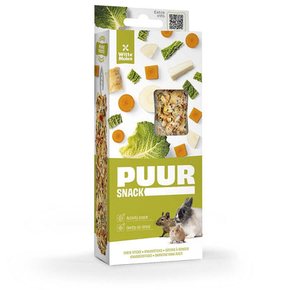 Witte Molen Chew Sticks With Parsnip & Cabbage For Rabbit & Small Animals - [Weight - 90g]