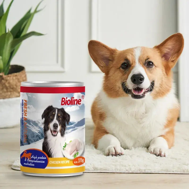 Bioline Canned Dog Food 375g-[Flavor-Chicken Meat]