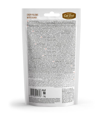 Cat Fest Dental Treats For Cats -Crispy Pillows -Salmon 30g