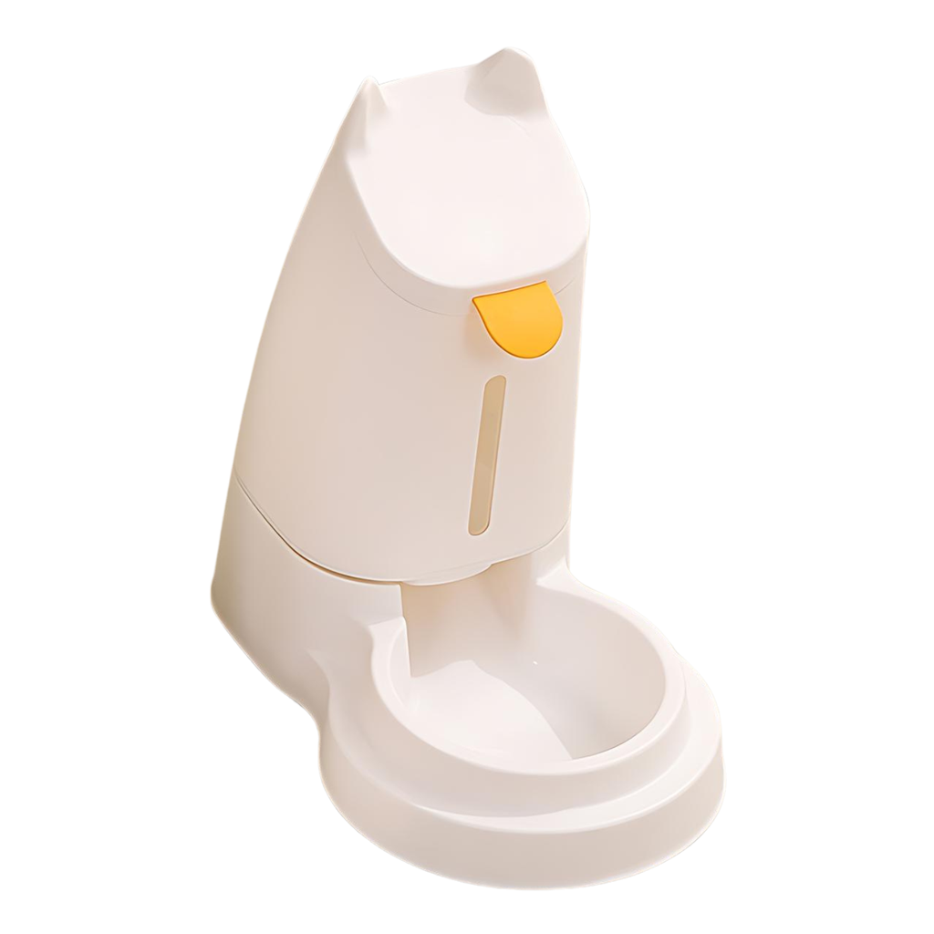 Pado Kitty Food Dispenser-White 32*19.5*33cm