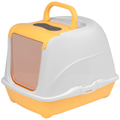 Moderna Flip Cat-Litter Jumbo-57.8 x 43.9 x 41.5 cm-Apricot