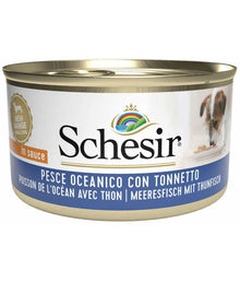 Schesir Dog Wet Food Can-Ocean Fish with Tuna- (Min Order 7x85g