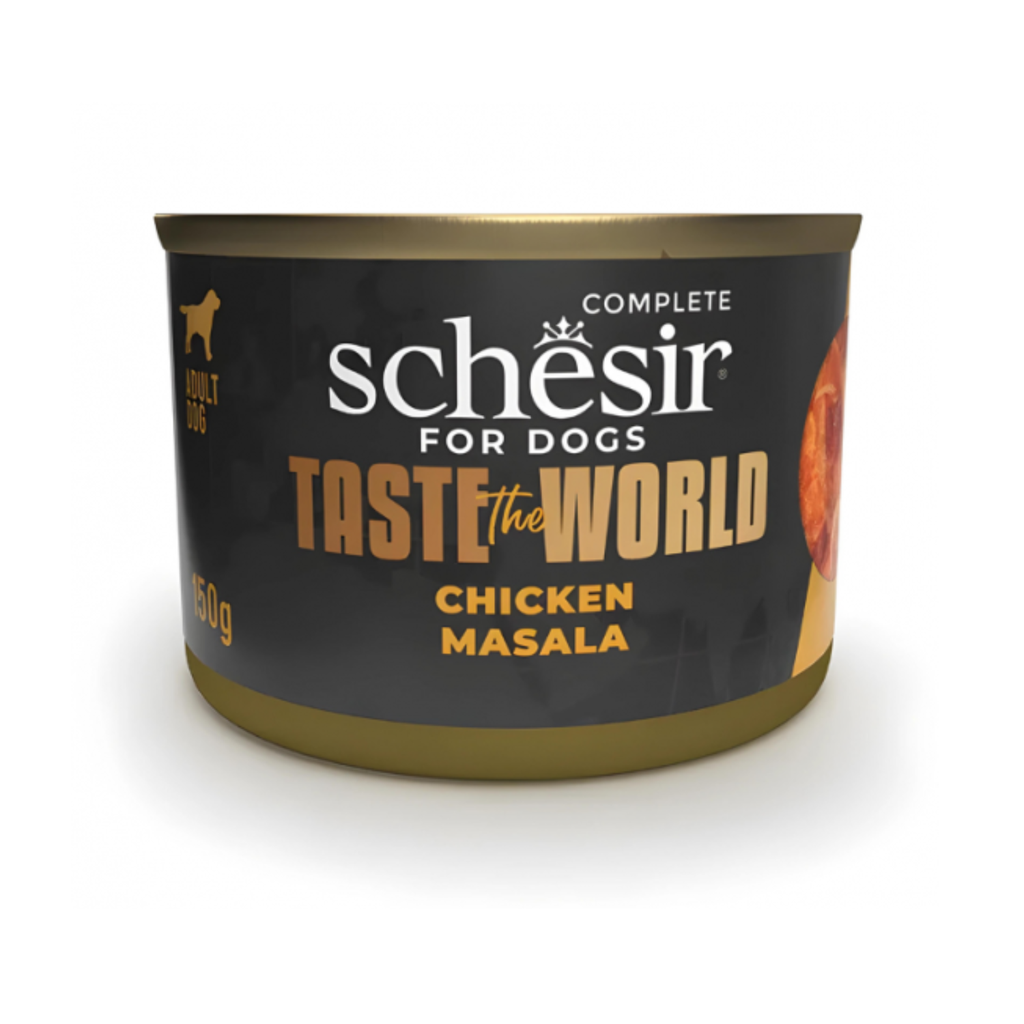Schesir Taste The World Dog Wholefood - Chicken Masala 4x150g